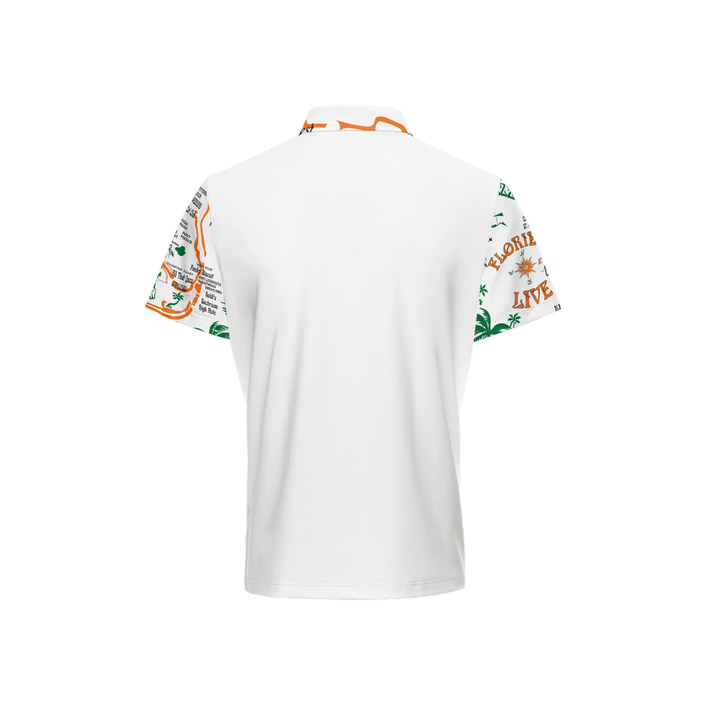 1Florida Live Music Men’s Classic Fit Short-Sleeve Polo Shirt