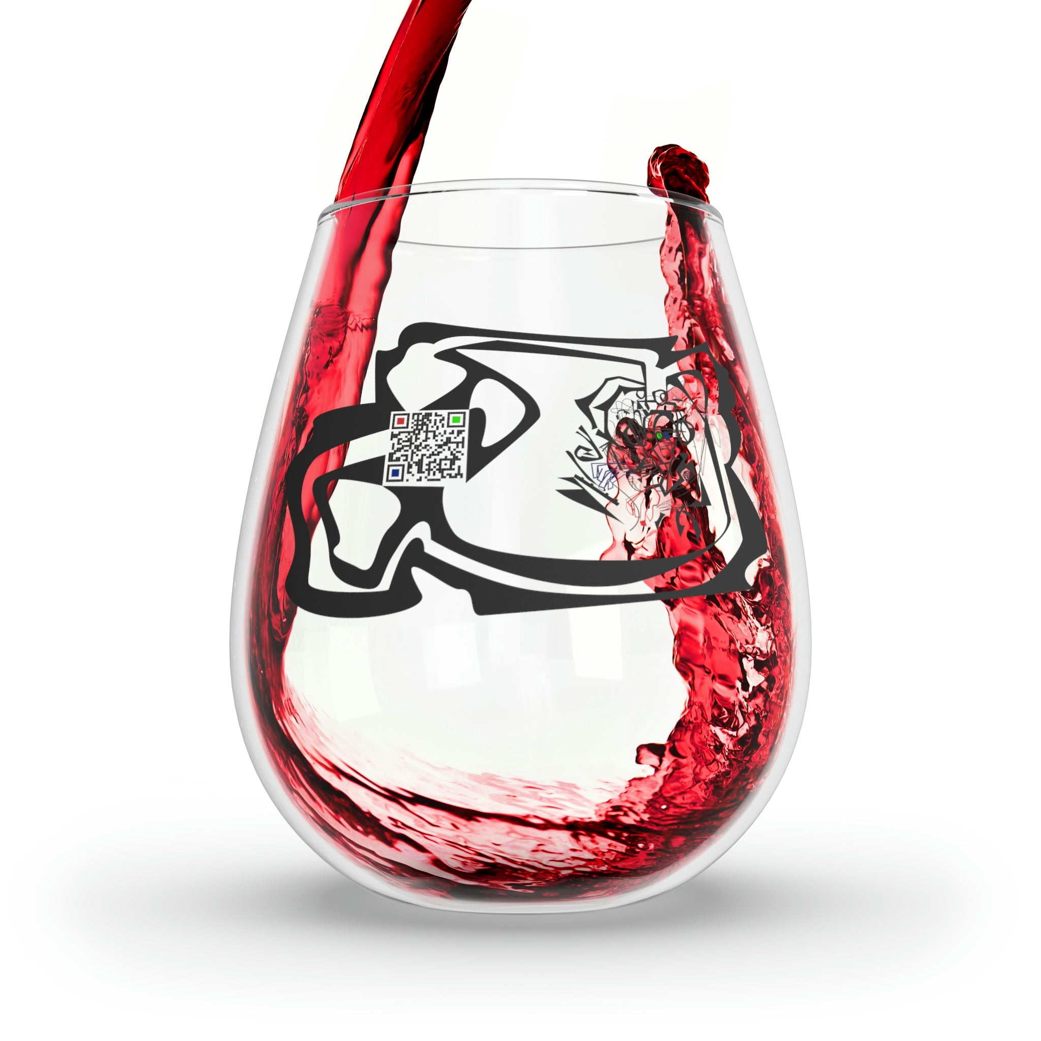 Mad Scientist Stemless Wine Glass, 11.75oz